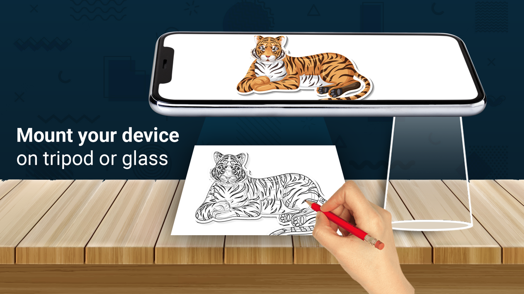 Drawing - Draw, Sketch & Trace - Image screenshot of android app
