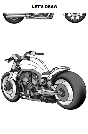 Draw Motorcycles: Cruiser - عکس برنامه موبایلی اندروید