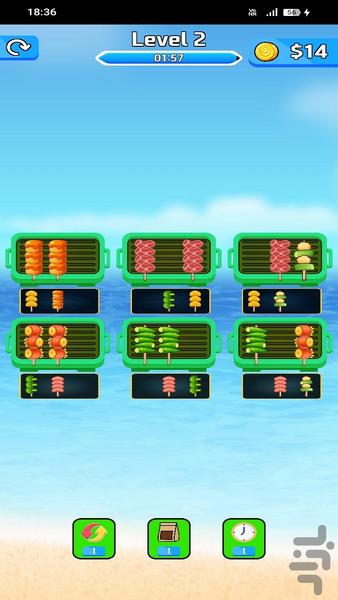 Skewer Match Sort - Gameplay image of android game