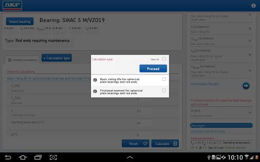 SKF Bearing Calculator - عکس برنامه موبایلی اندروید