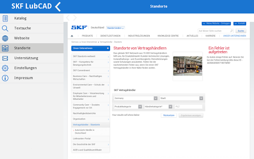 SKF LubCAD - عکس برنامه موبایلی اندروید