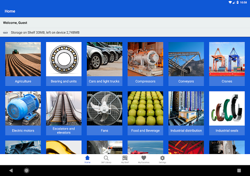 SKF Shelf - عکس برنامه موبایلی اندروید