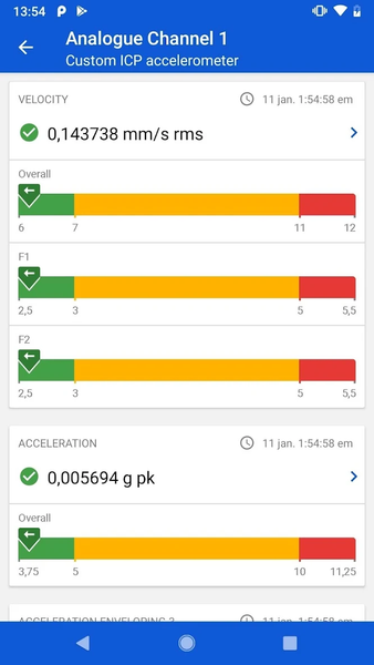 SKF Multilog IMx Manager - Image screenshot of android app