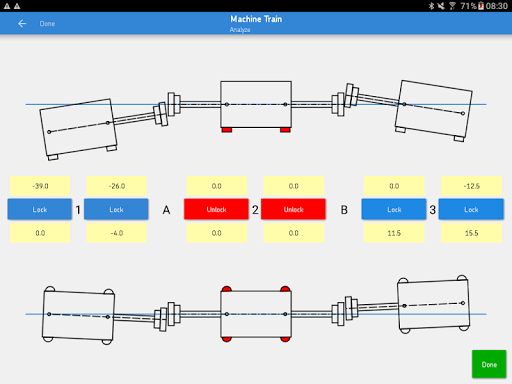 SKF Machine train alignment - عکس برنامه موبایلی اندروید