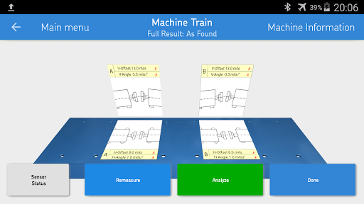 SKF Machine train alignment - عکس برنامه موبایلی اندروید