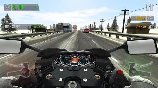 Traffic Rider (مود شده) - Gameplay image of android game