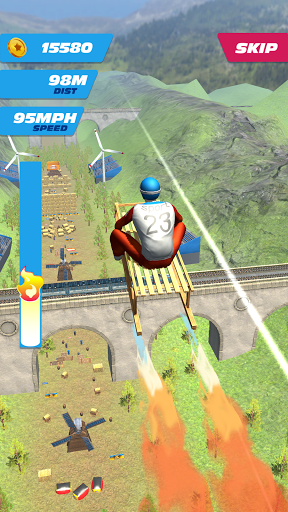 Ski Ramp Jumping - Gameplay image of android game