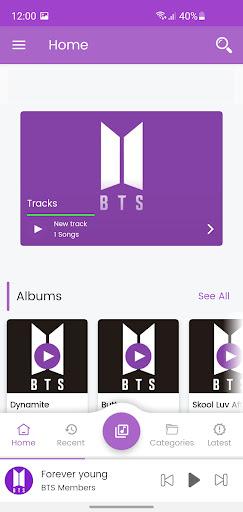 BTS Songs 2022 - Image screenshot of android app