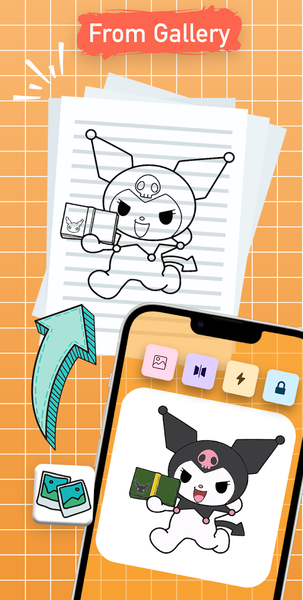 Kuromi AR Drawing Sketch - عکس برنامه موبایلی اندروید