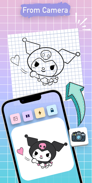 Kuromi AR Drawing Sketch - عکس برنامه موبایلی اندروید