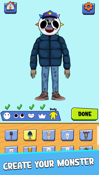 Guess Real WC Monster - Gameplay image of android game