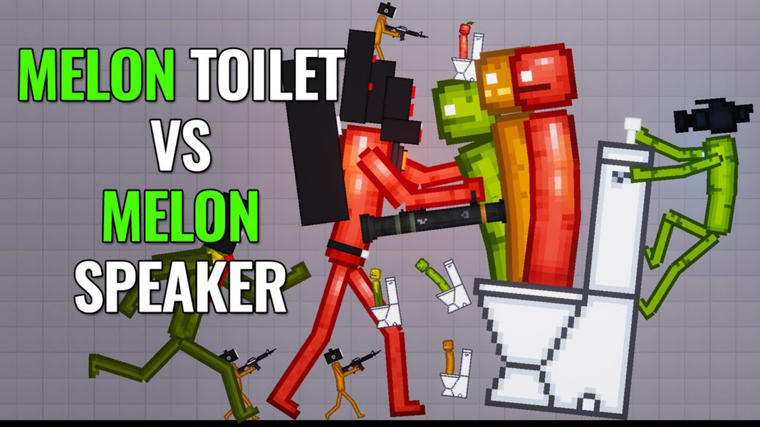 Skibidi Toilet Mod Melon - عکس برنامه موبایلی اندروید