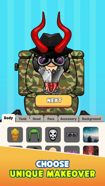 Toilet Mix: Monster Makeover - Image screenshot of android app