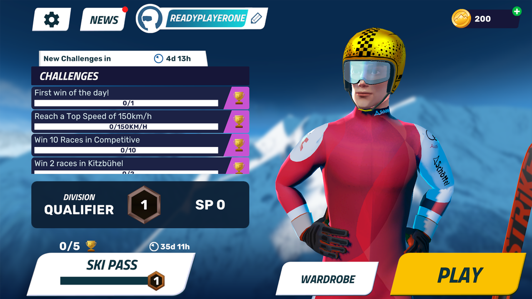 Ski Challenge - عکس بازی موبایلی اندروید