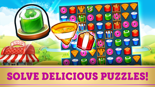 Fast Food Match ۳ Game Offline - عکس بازی موبایلی اندروید