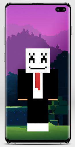 Marshmello Skin for Minecraft - Image screenshot of android app