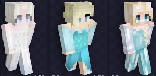 elsa and anna princess skins - Image screenshot of android app