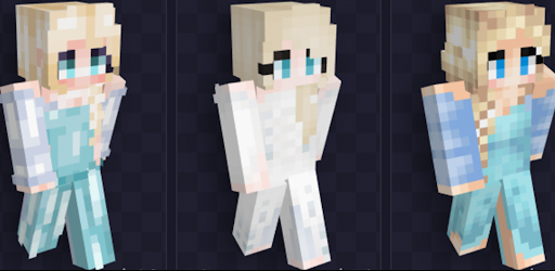 elsa and anna princess skins - Image screenshot of android app