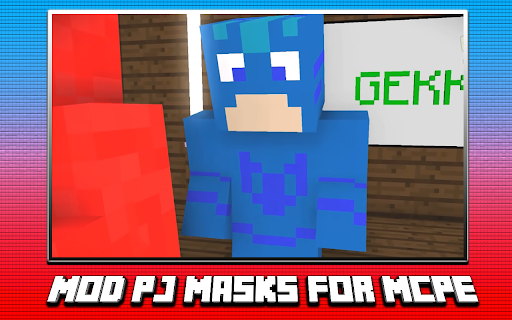 Mod Skin PJ Masks for Minecraft 2022 - Image screenshot of android app