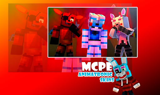 Animatronic skins for MCPE - Image screenshot of android app