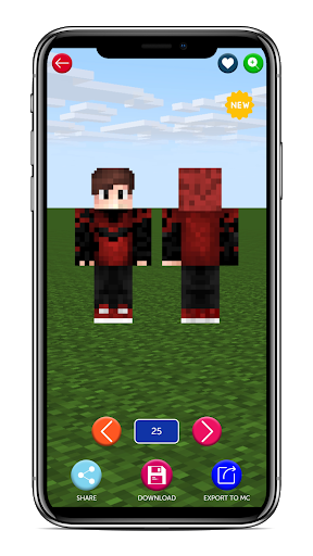 PVP Skins for Minecraft PE - Image screenshot of android app