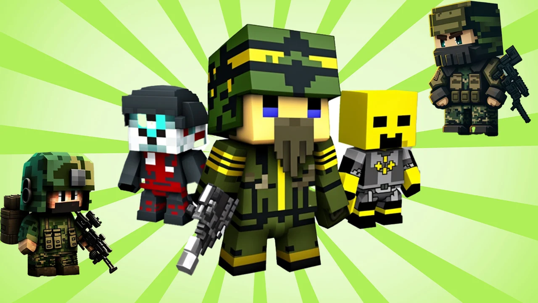 min militia  skins minecraft - عکس برنامه موبایلی اندروید