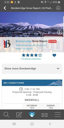 OnTheSnow Ski & Snow Report - عکس برنامه موبایلی اندروید
