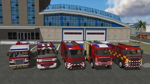 Fire Engine Simulator - عکس بازی موبایلی اندروید