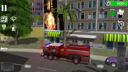 Fire Engine Simulator - Gameplay image of android game