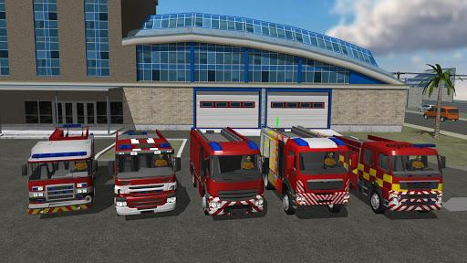 Fire Engine Simulator - Gameplay image of android game