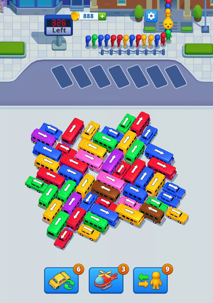 Bus Parking Jam: Chaos Escape - عکس بازی موبایلی اندروید