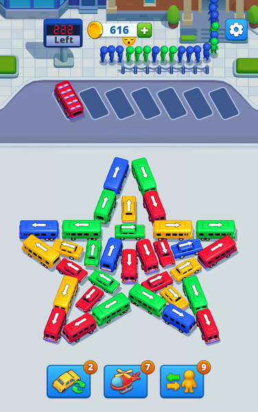 Bus Parking Jam: Chaos Escape - عکس بازی موبایلی اندروید