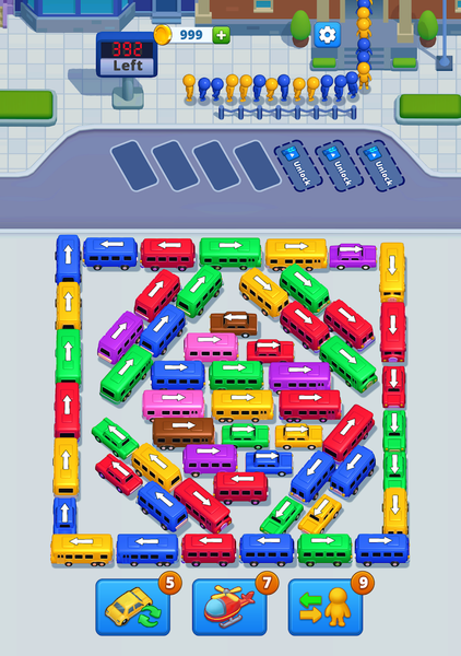 Bus Parking Jam: Chaos Escape - عکس بازی موبایلی اندروید