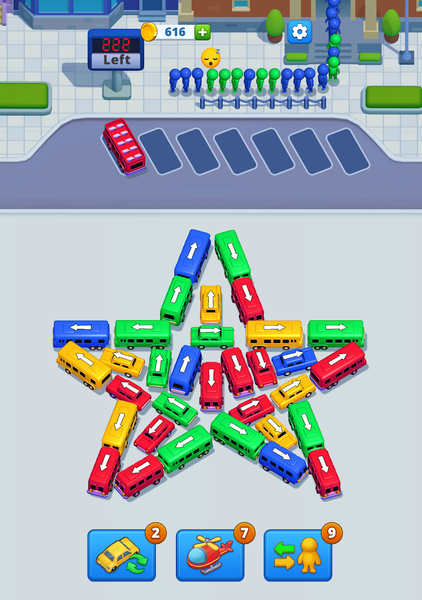 Bus Parking Jam: Chaos Escape - عکس بازی موبایلی اندروید