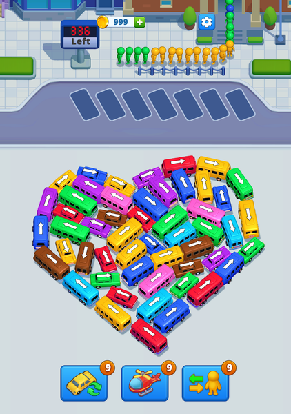 Bus Parking Jam: Chaos Escape - عکس بازی موبایلی اندروید
