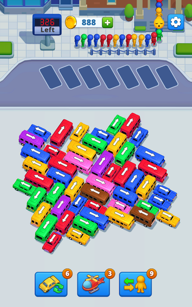 Bus Parking Jam: Chaos Escape - عکس بازی موبایلی اندروید
