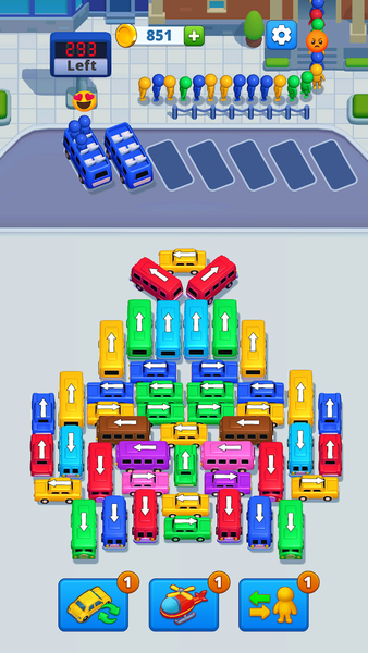 Bus Parking Jam: Chaos Escape - عکس بازی موبایلی اندروید