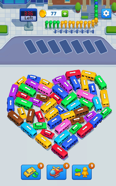 Bus Parking Jam: Chaos Escape - عکس بازی موبایلی اندروید