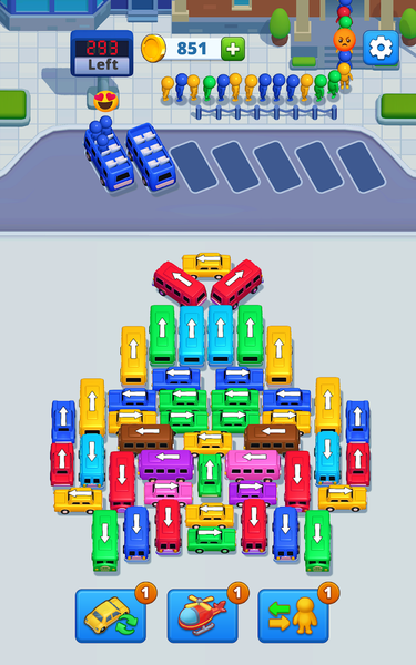 Bus Parking Jam: Chaos Escape - عکس بازی موبایلی اندروید