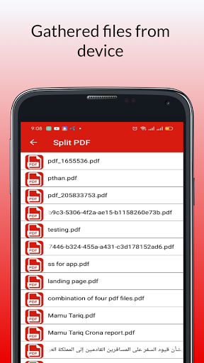 Split PDF - عکس برنامه موبایلی اندروید