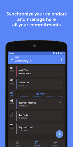 Calendar - Agenda 2025 Events - Image screenshot of android app