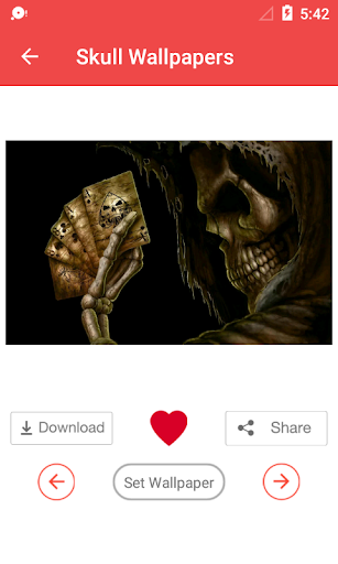 Skull Wallpaper HD - Image screenshot of android app