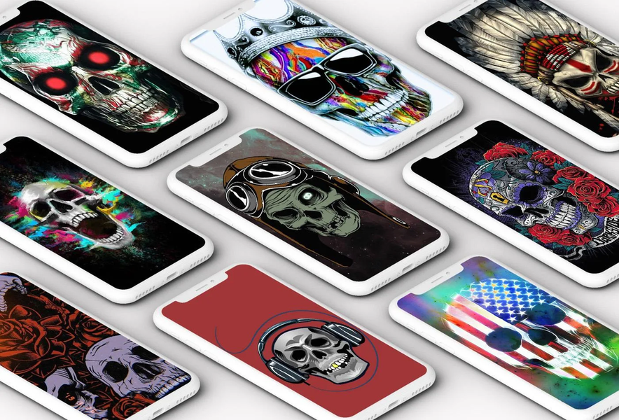 Skull Wallpaper - Image screenshot of android app