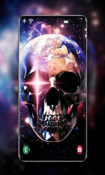 Skull Wallpaper - Image screenshot of android app