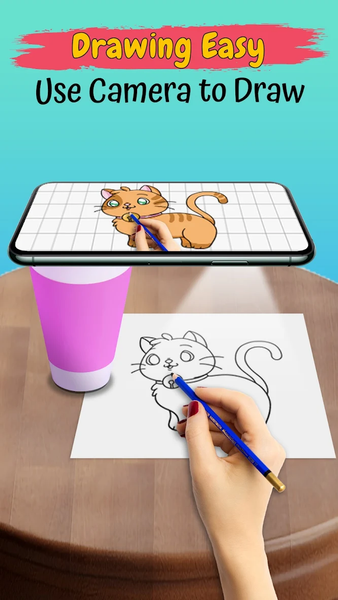 AR Drawing Sketch & Art Trace - Image screenshot of android app