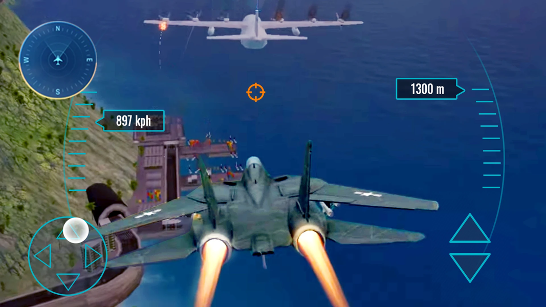 Sky Warriors : Air Combat Game - Gameplay image of android game