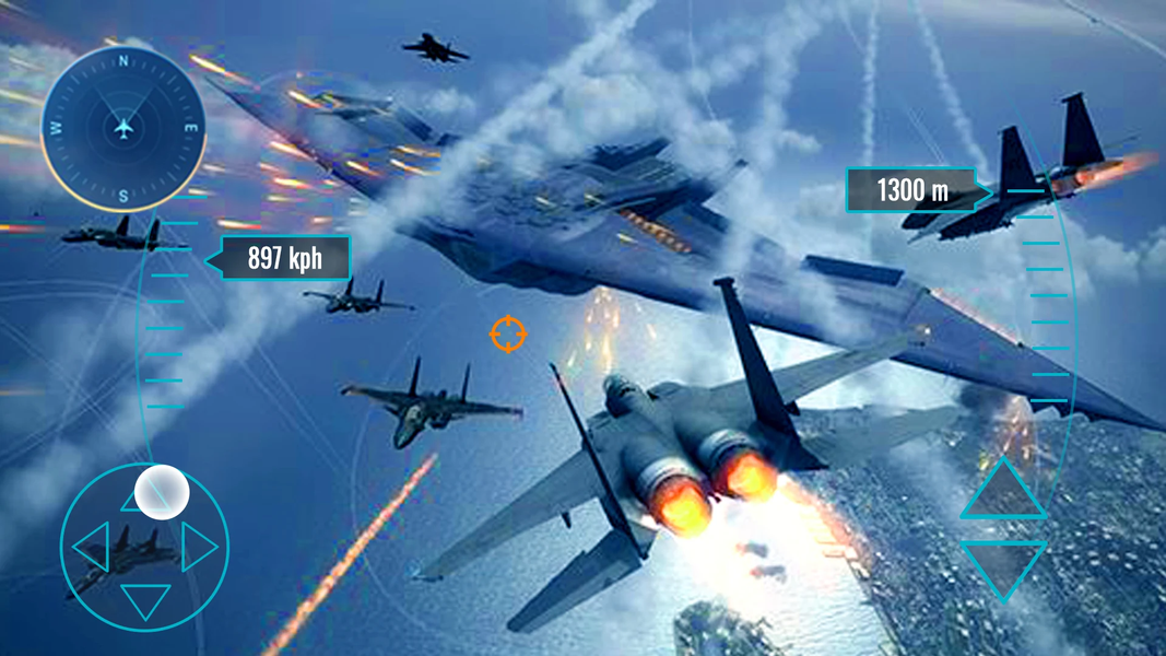 Sky Warriors : Air Combat Game - عکس بازی موبایلی اندروید