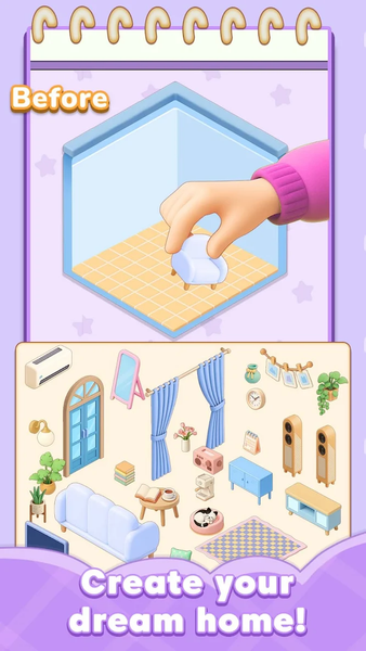 Satis Home: Cozy Decor - عکس بازی موبایلی اندروید