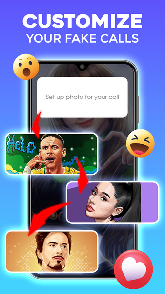 Fake Phone Calls: Funny Prank - عکس برنامه موبایلی اندروید