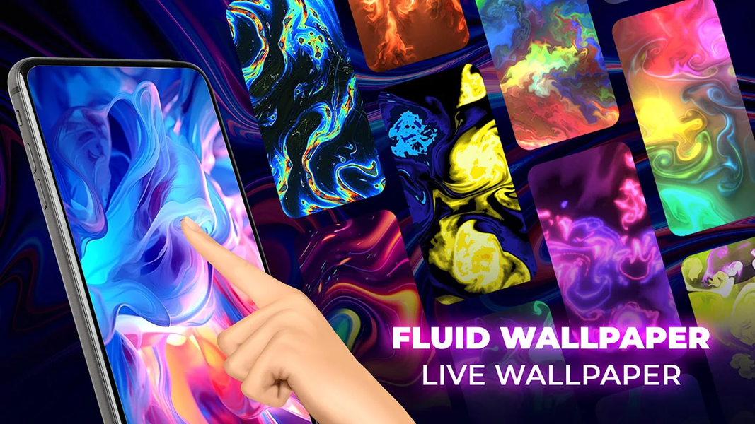 Magic Fluids: Live Wallpaper - Image screenshot of android app